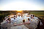 Hilltop pool at Mornington Peninsula Hot Springs 